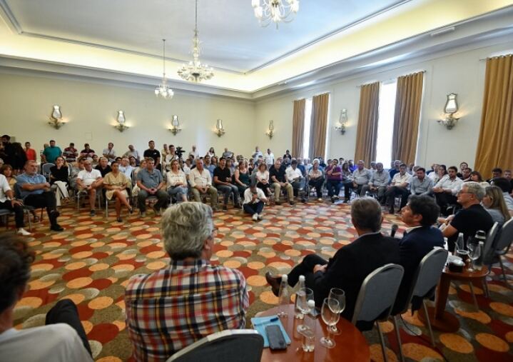 Mar del Plata: Kicillof se reunió con representantes del sector productivo y organizaciones gremiales