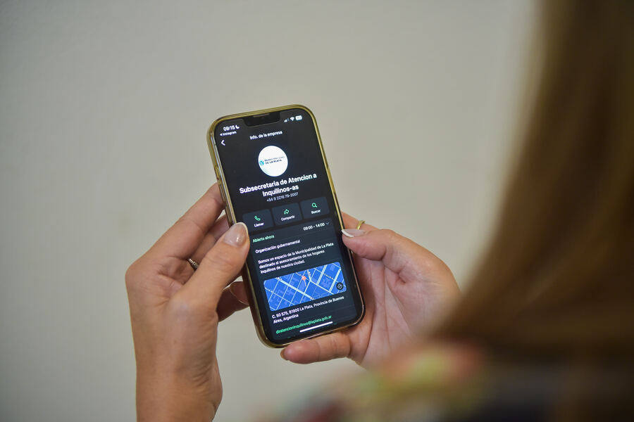 La Plata: El Municipio lanzó una línea de WhatsApp para inquilinos