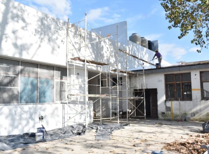 Berisso: Concluyó la primera etapa de la obra en la Escuela Primaria N°14