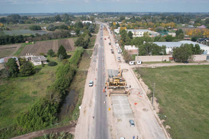 Florencio Varela: Continúan las obras viales en la Ruta Provincial 53