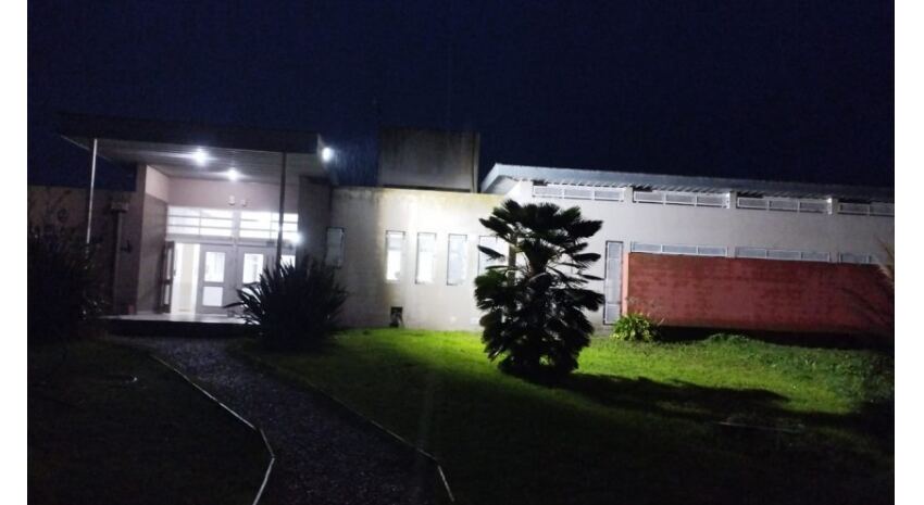 Madariaga: Nueva iluminación para la Escuela Agraria Nº 1