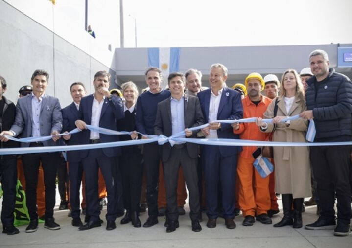 Almirante Brown: Kicillof inauguró el nuevo viaducto "Papa Francisco" en la Ruta Provincial N°4
