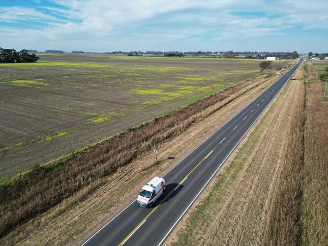 Finalizó la repavimentación de la Ruta 31 entre Rojas con Colón