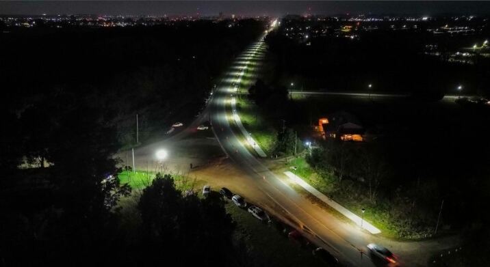 Madariaga: Se inauguraron las luminarias y veredas de la calle Rivadavia