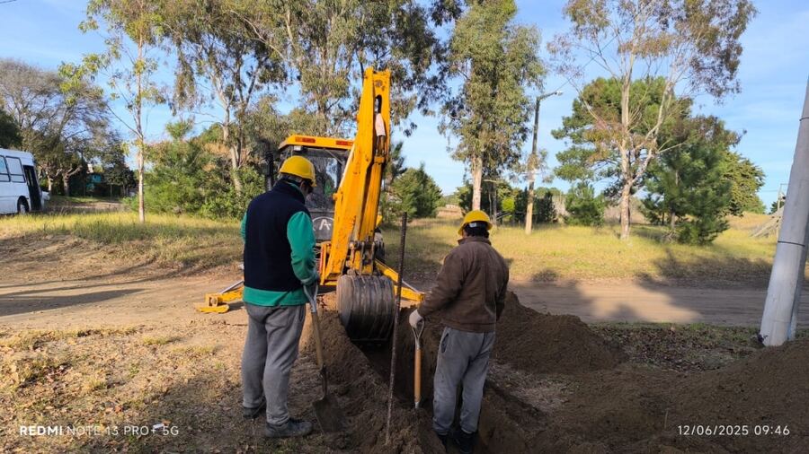 Villa Gesell: Concluyó la extensión de la red cloacal para la Asociación Arco Iris