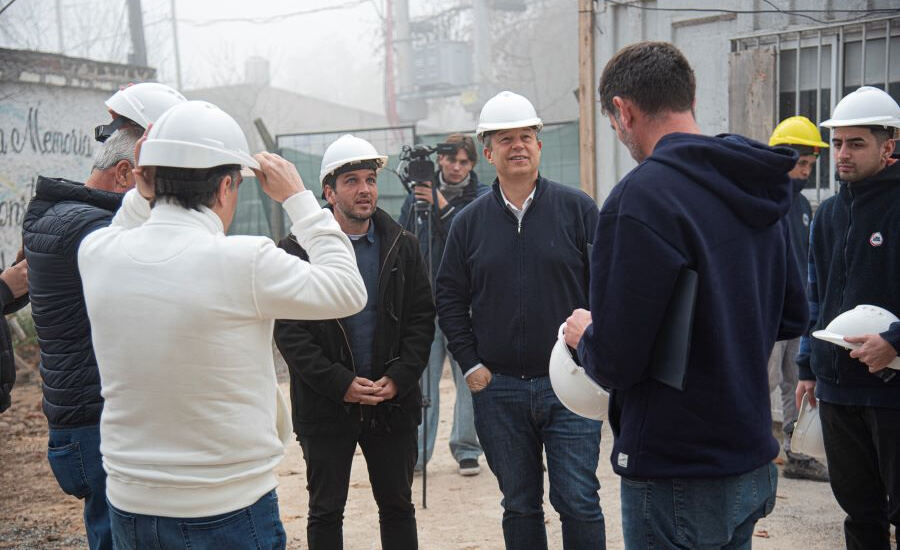 Almirante Brown: Continua la construcción del nuevo edificio de aulas del Instituto Superior de Formación Docente Nº 41
