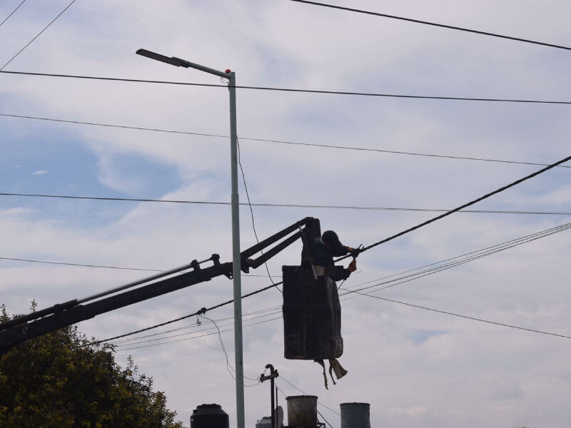 Berisso: Avanza el Plan de Iluminación LED en el barrio Villa Dolores