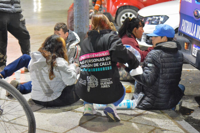 La Provincia intensifica la asistencia a personas en situación de calle por el frío