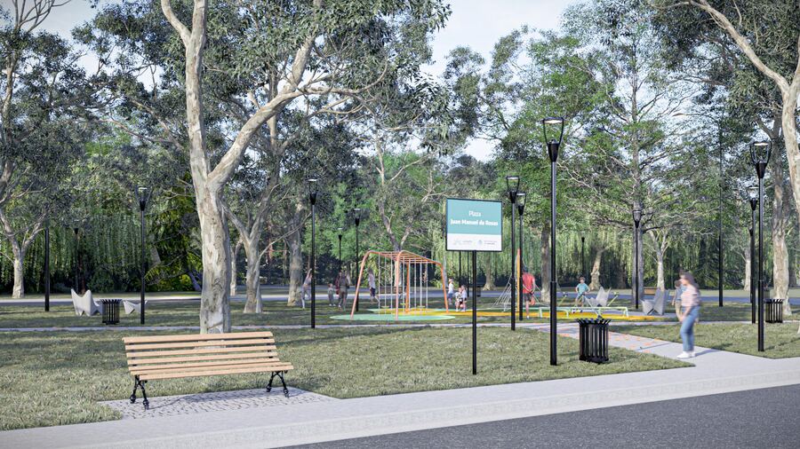 La Plata: Comienza la construcción de la primera plaza de El Peligro