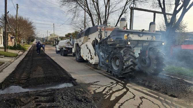Mar del Plata: La Municipalidad comenzó nuevas obras de repavimentación en distintos barrios
