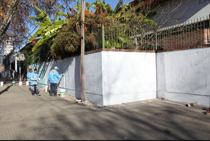 La Plata: Continúa el programa municipal de puesta en valor de fachadas y espacios públicos