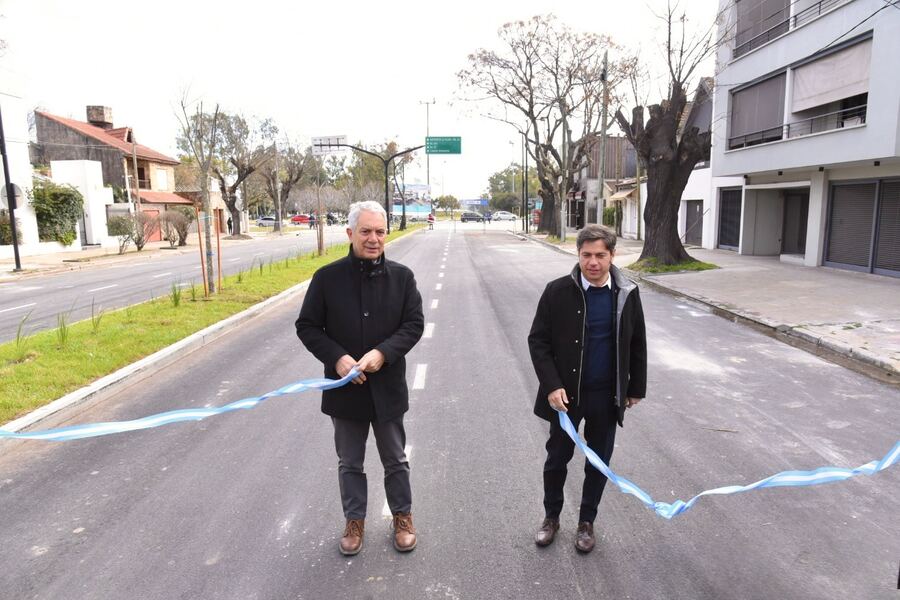 La Plata: Quedó inaugurada la obra de ensanche y repavimentación de Diagonal 74