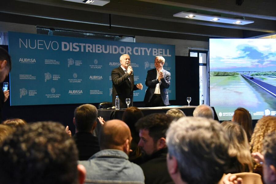 La Plata: Alak anunció la nueva bajada de la autopista en City Bell
