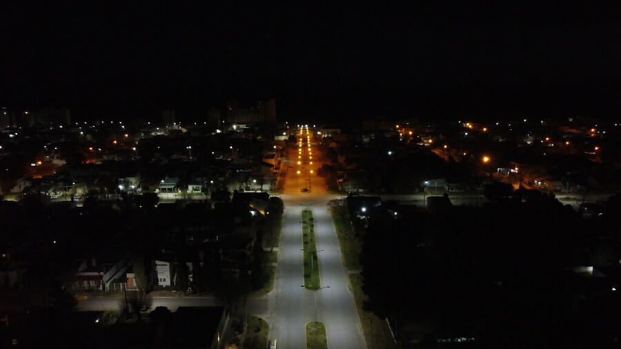 Monte Hermoso: Reemplazarán más de 140 luminarias del alumbrado público por tecnología LED