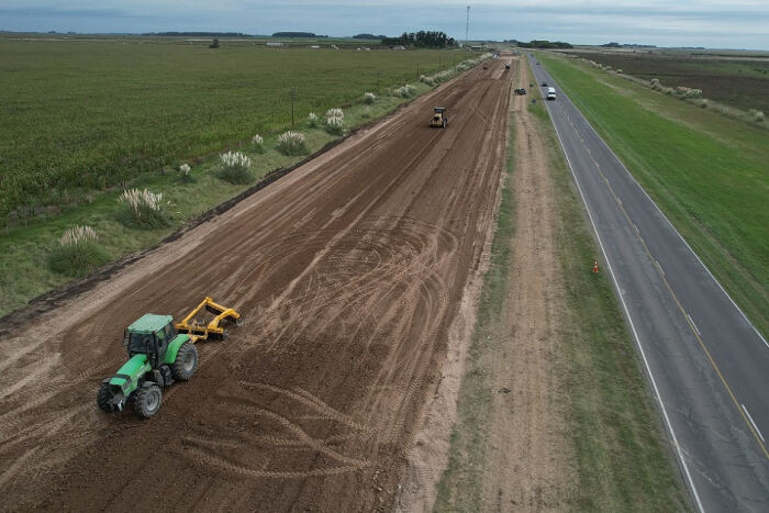 Avanzan las obras de la nueva autovía de la Ruta Provincial 11