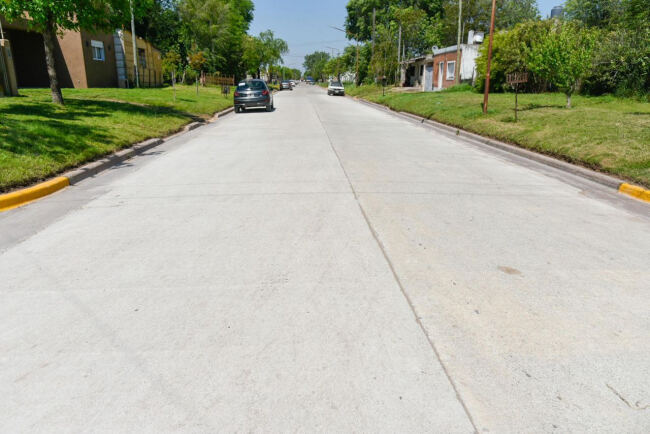 Daireaux: Concluyó la pavimentación de nuevas calles en la ciudad
