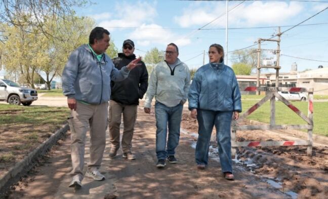 Madariaga: Inició la reparación de calles dañadas por la obra de cloacas