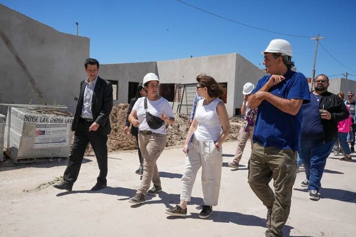 La Plata: Avanza la construcción de 175 casas en Romero para mujeres y externados del neuropsiquiátrico