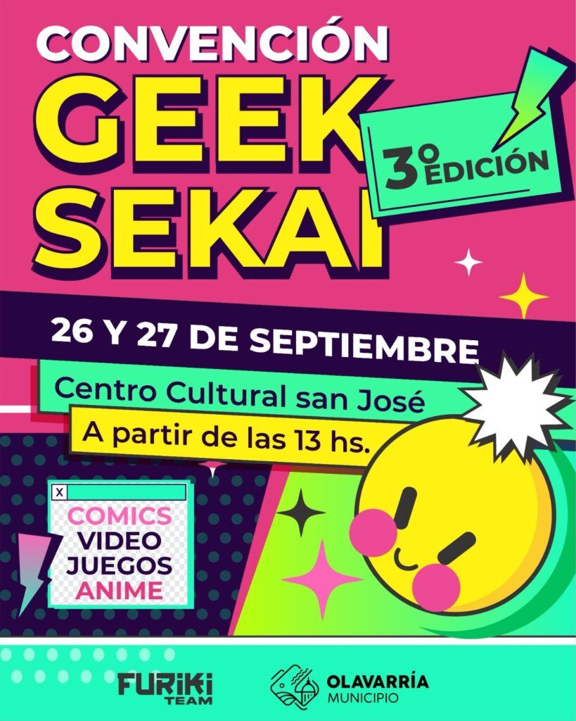 Olavarría: La tercera edición de la “Geek Sekai” ya tiene fecha y sedes confirmadas