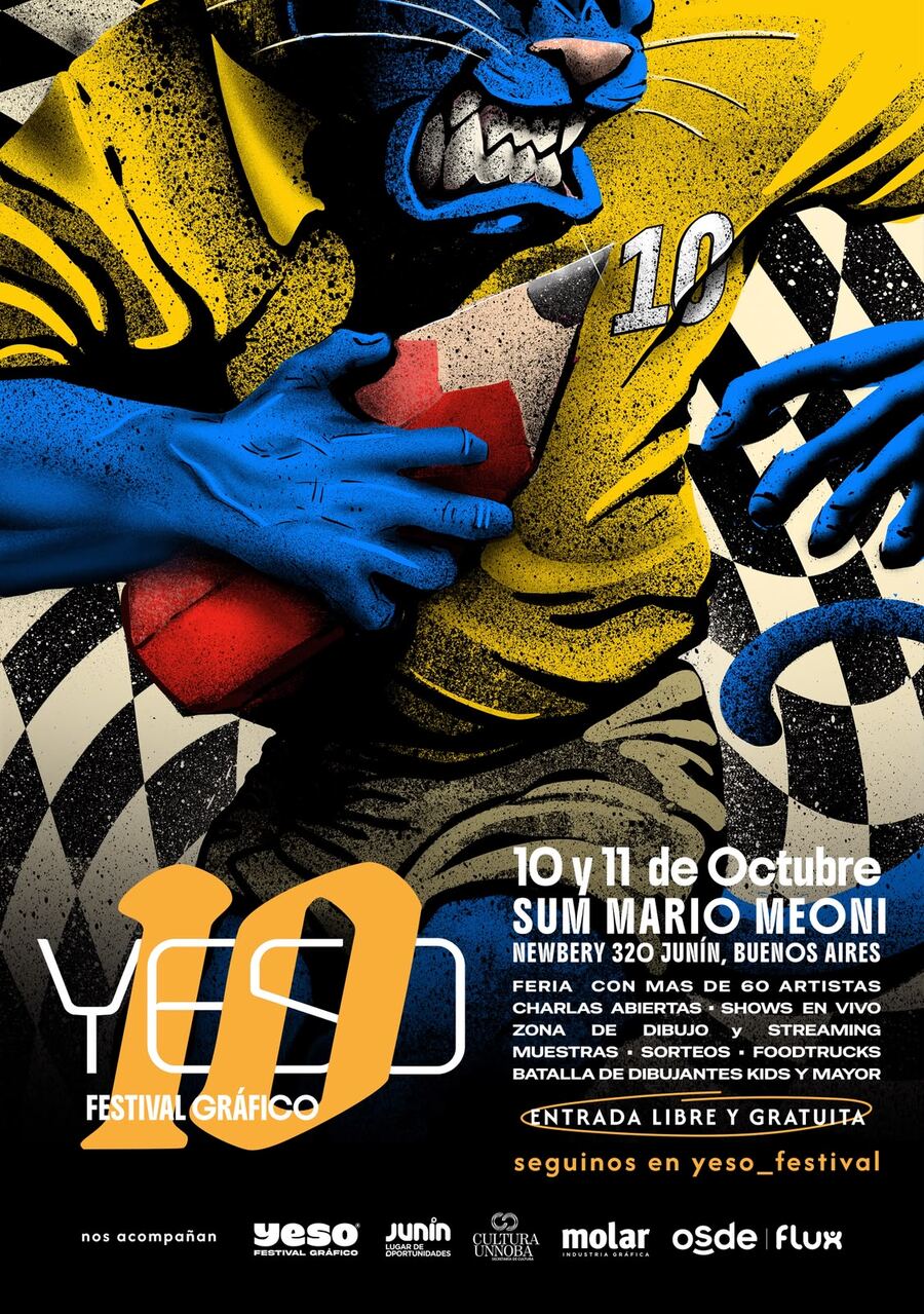 Junín: Se viene el 10° Festival YESO con más de 60 artistas y figuras nacionales